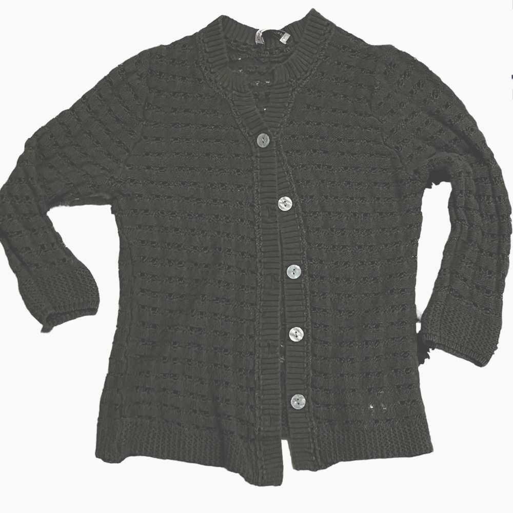 Coldwater Creek crochet cardigan
